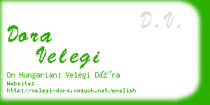 dora velegi business card